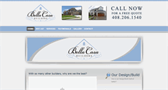 Desktop Screenshot of bellacasabuilders.com